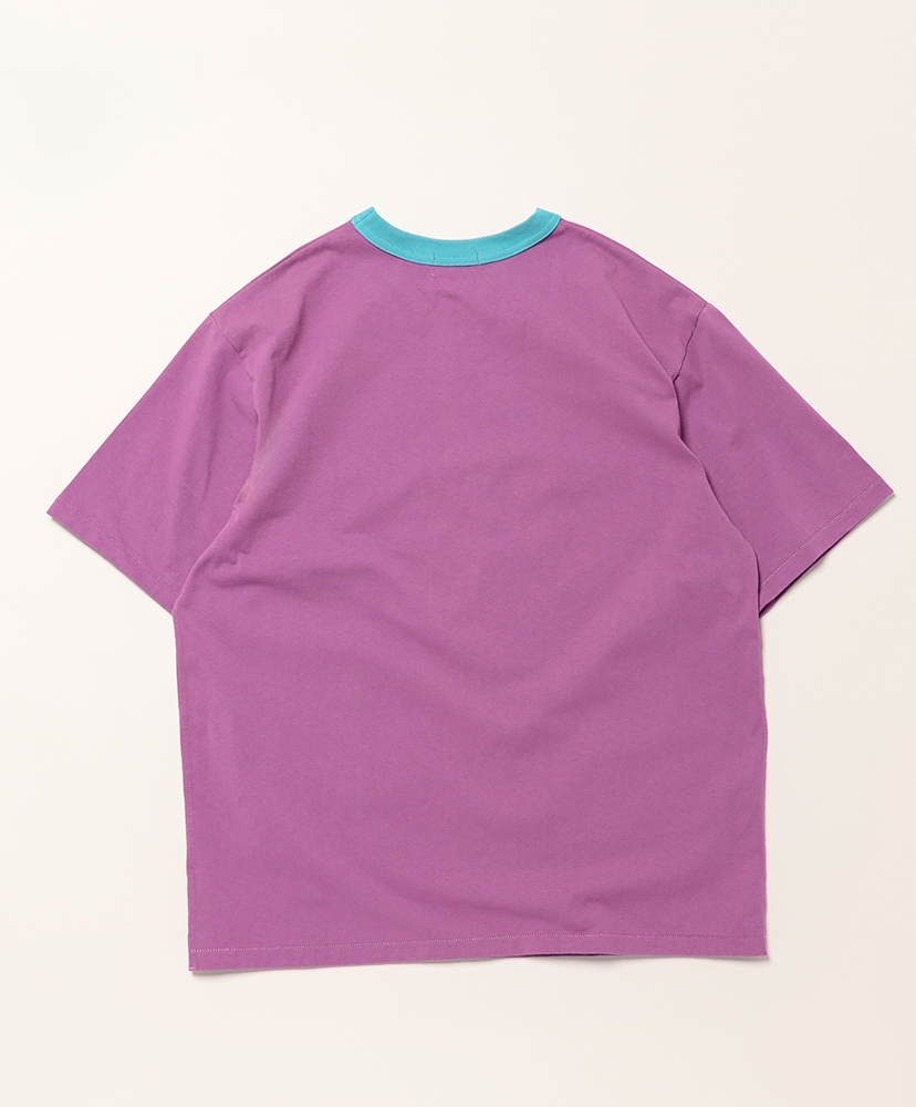 Morrill Short-Sleeve Ringer Tee Magenta/マジェンタ L(MEN)