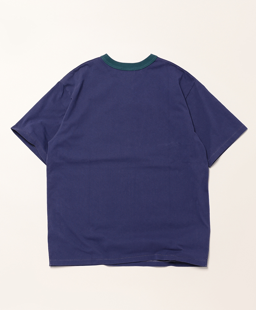 Morrill Short-Sleeve Ringer Tee Navy/ネイビー L(MEN)