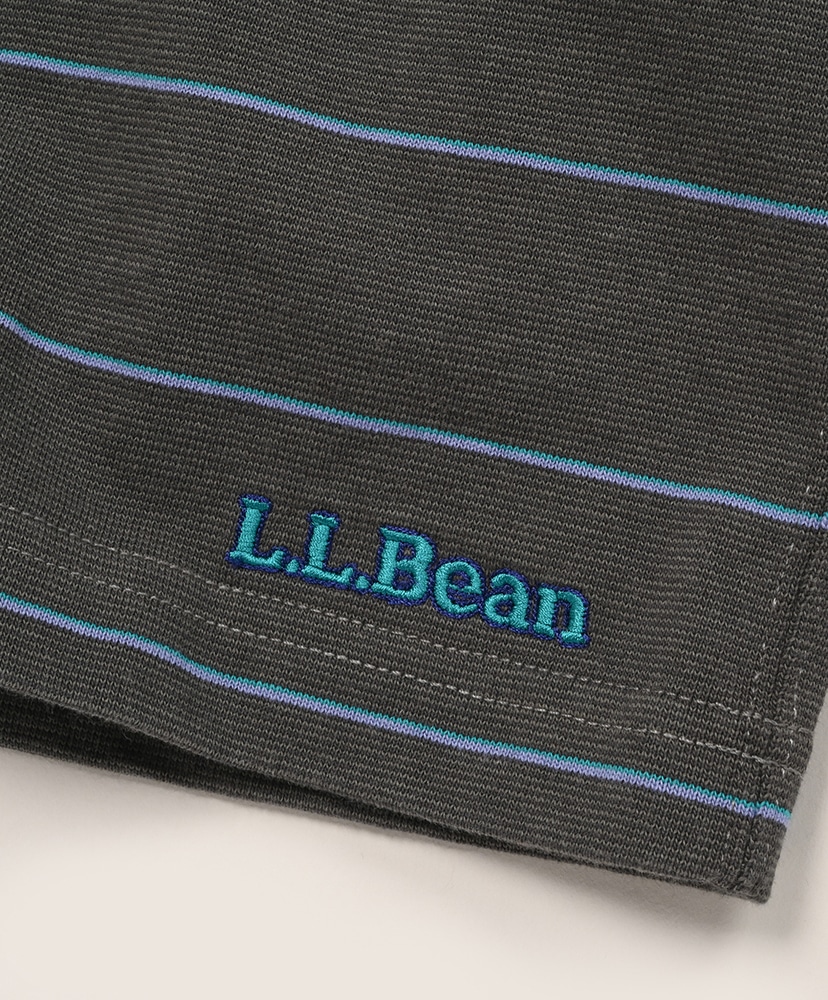 W's Union Short-Sleeve Striped Tee Charcoal×Periwinkle/チャコール×ペリウィンクル M(WOMEN)