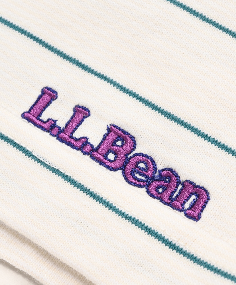 W's Union Short-Sleeve Striped Tee Off×Green/オフ×グリーン M(WOMEN)