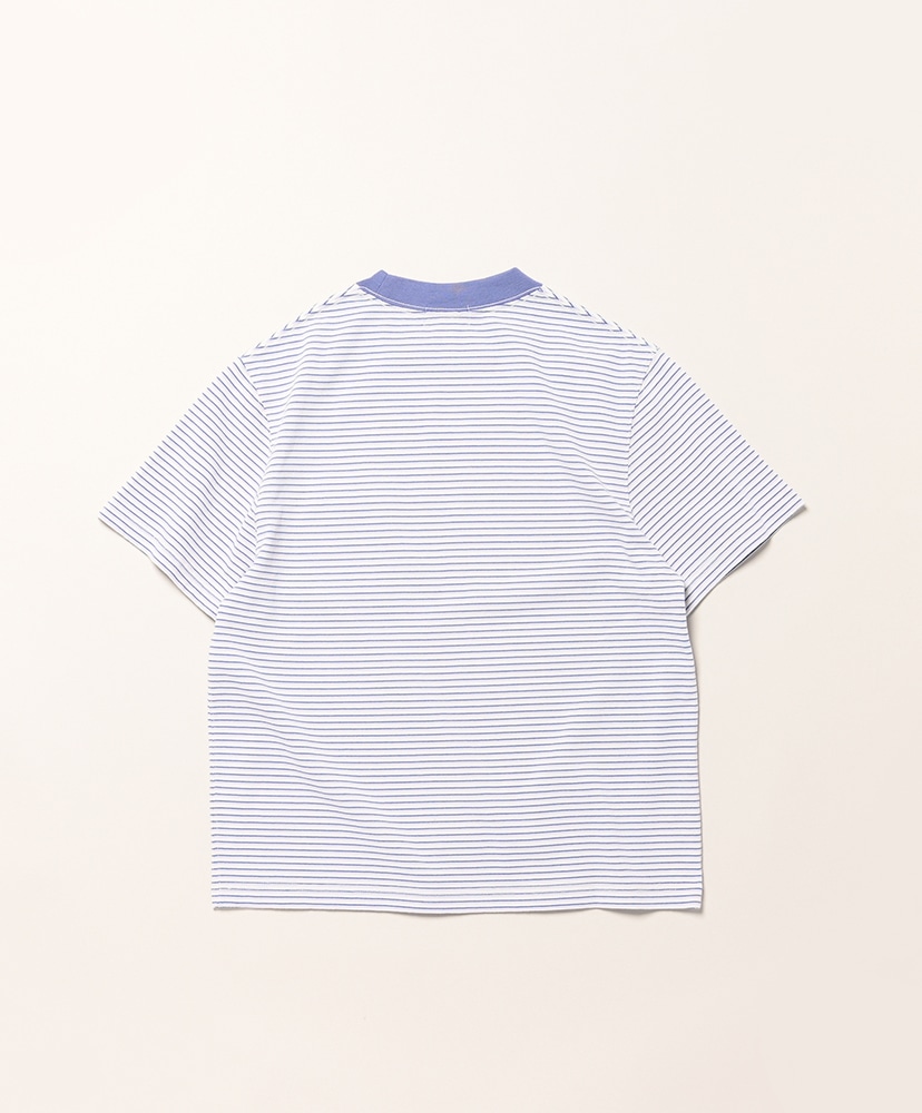 W's Union Short-Sleeve Striped Tee Sax×Rose/サックス×ローズ M(WOMEN)