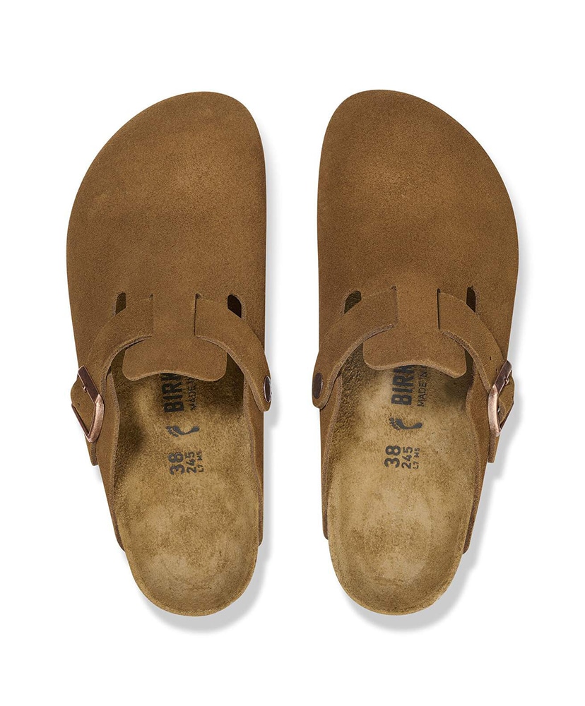 Boston - Suede Leather (Narrow Fit) Mink/ミンク 35