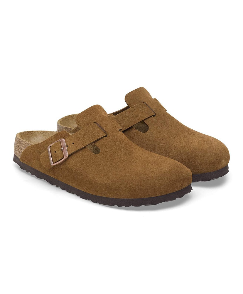 Boston - Suede Leather (Narrow Fit) Mink/ミンク 35