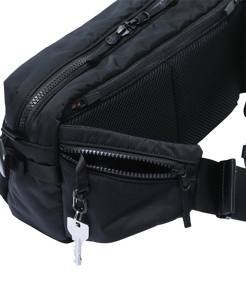 BLACK BEAUTY - WAIST BAG (L) Black/ブラック F