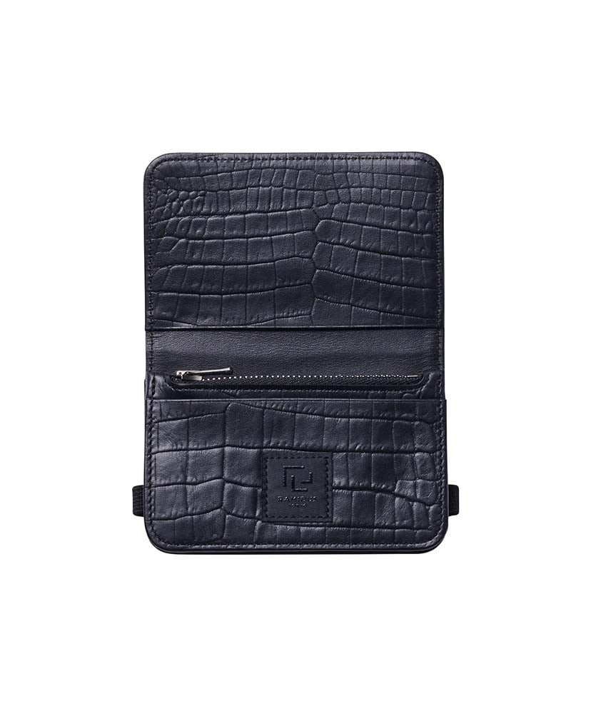 CROCO - CARD CASE Black/ブラック F