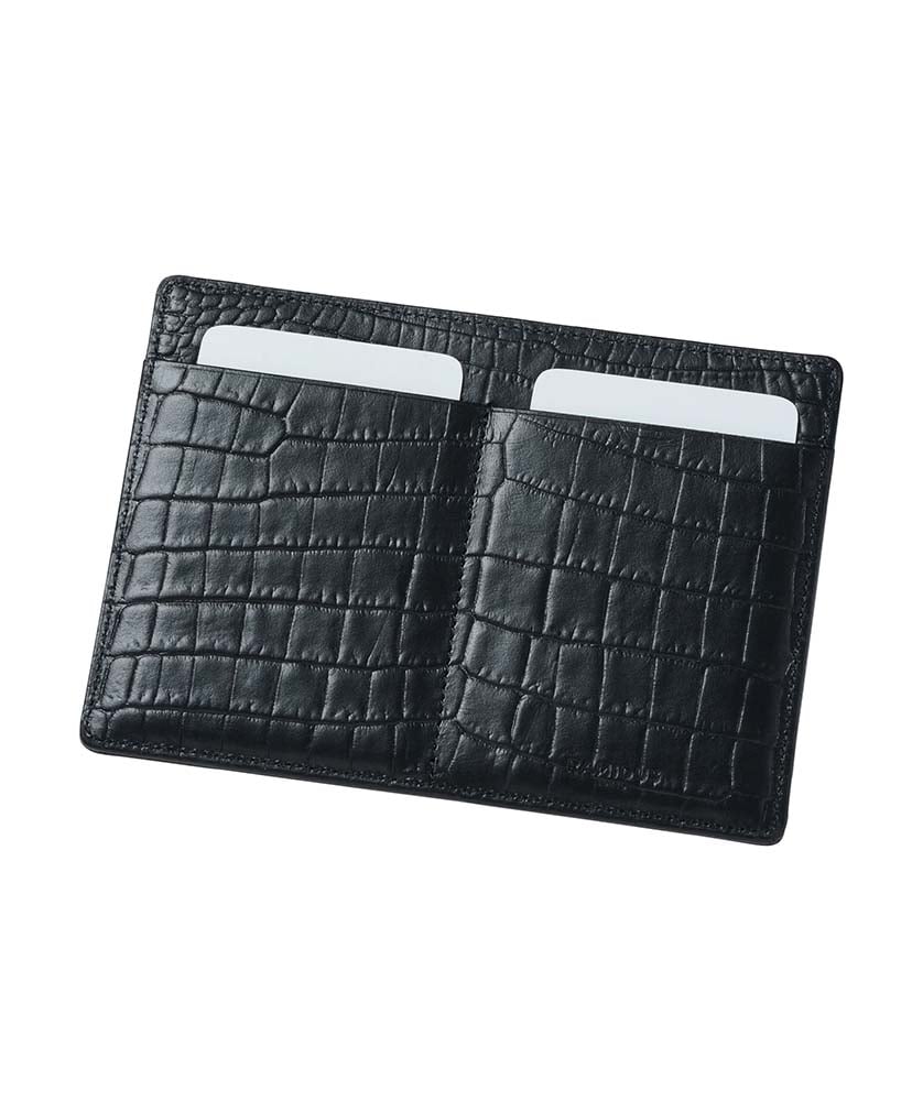CROCO - PASSPORT CASE Black/ブラック F