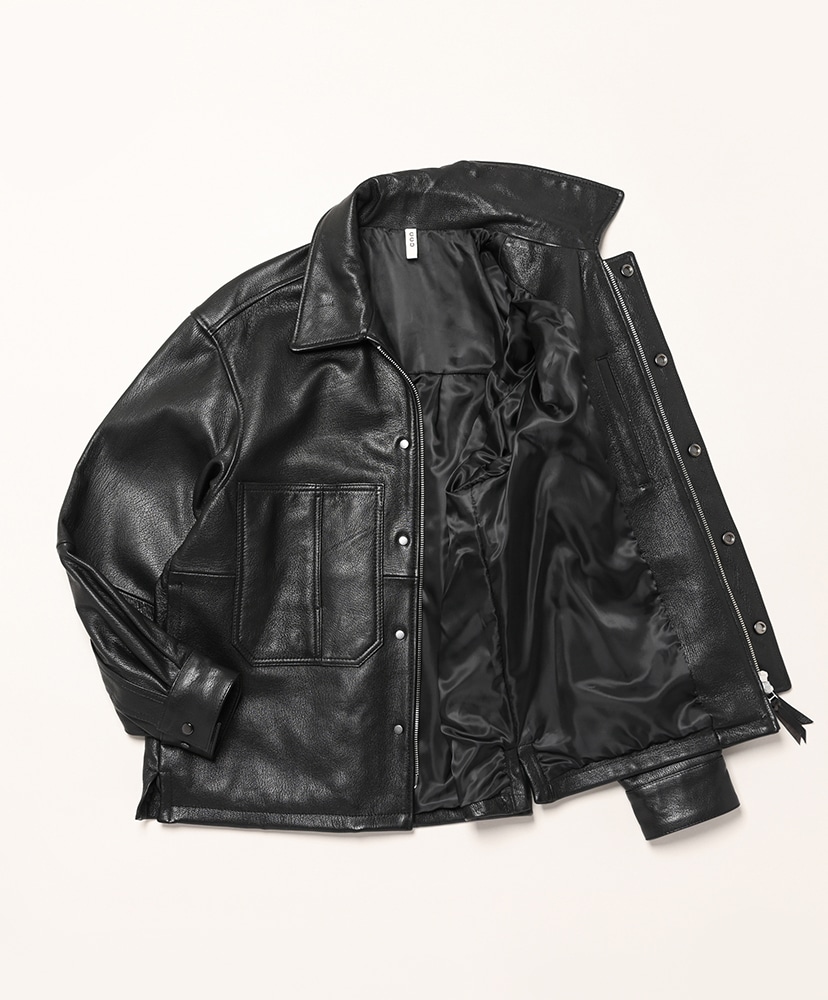 Coverall Shirt - Goat Skin Black/ブラック 1(MEN)