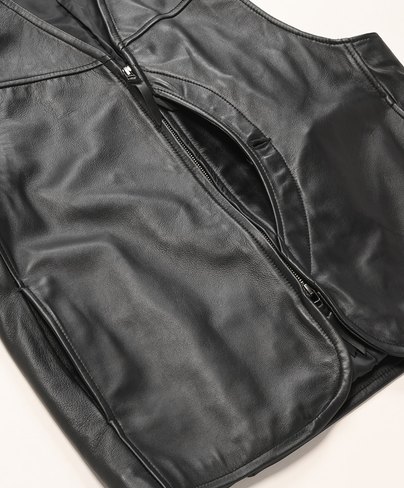 Hunting Vest - Sheep Skin Black/ブラック 1(MEN)
