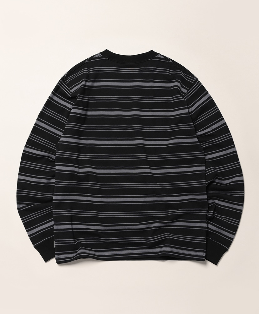 Multi Striped L/S Tee Black/ブラック L(MEN)