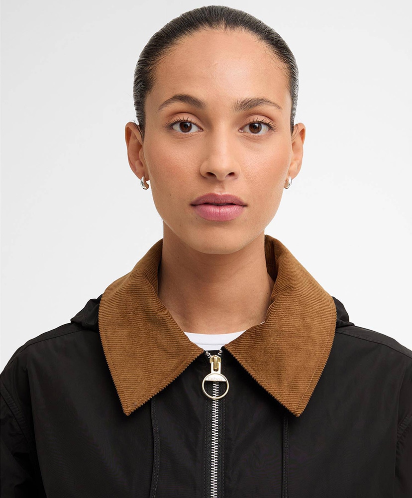 Weaver Showerproof Jacket Black×Dress/BLK 10(WOMEN)