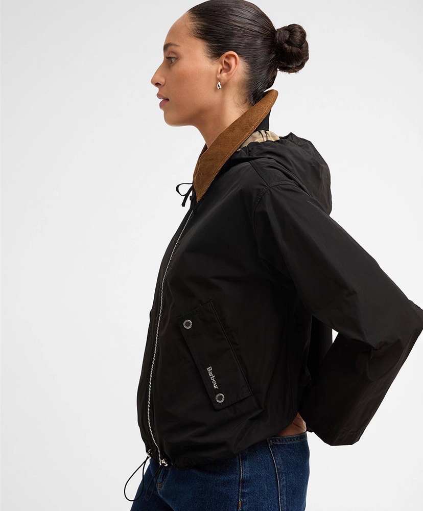 Weaver Showerproof Jacket Black×Dress/BLK 10(WOMEN)