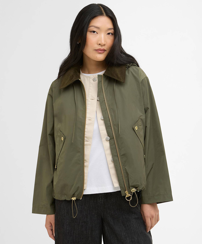 Weaver Showerproof Jacket Ivy Green×Ancient/GRN 10(WOMEN)