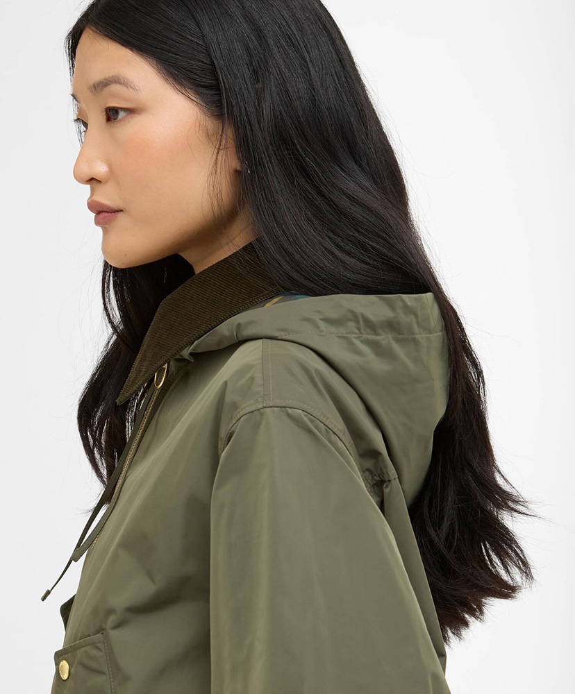 Weaver Showerproof Jacket Ivy Green×Ancient/GRN 10(WOMEN)