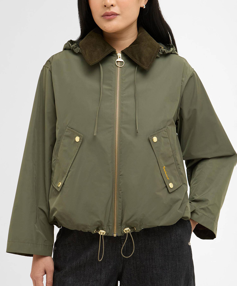 Weaver Showerproof Jacket Ivy Green×Ancient/GRN 10(WOMEN)