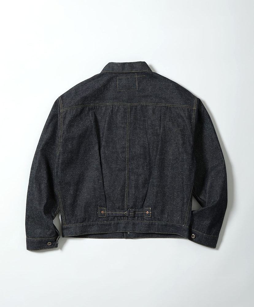 Recycled Waste Suvin Cotton Yarn 11.5oz. Denim Blouse WWⅡ Model N.Navy/N.ネイビー L(MEN)