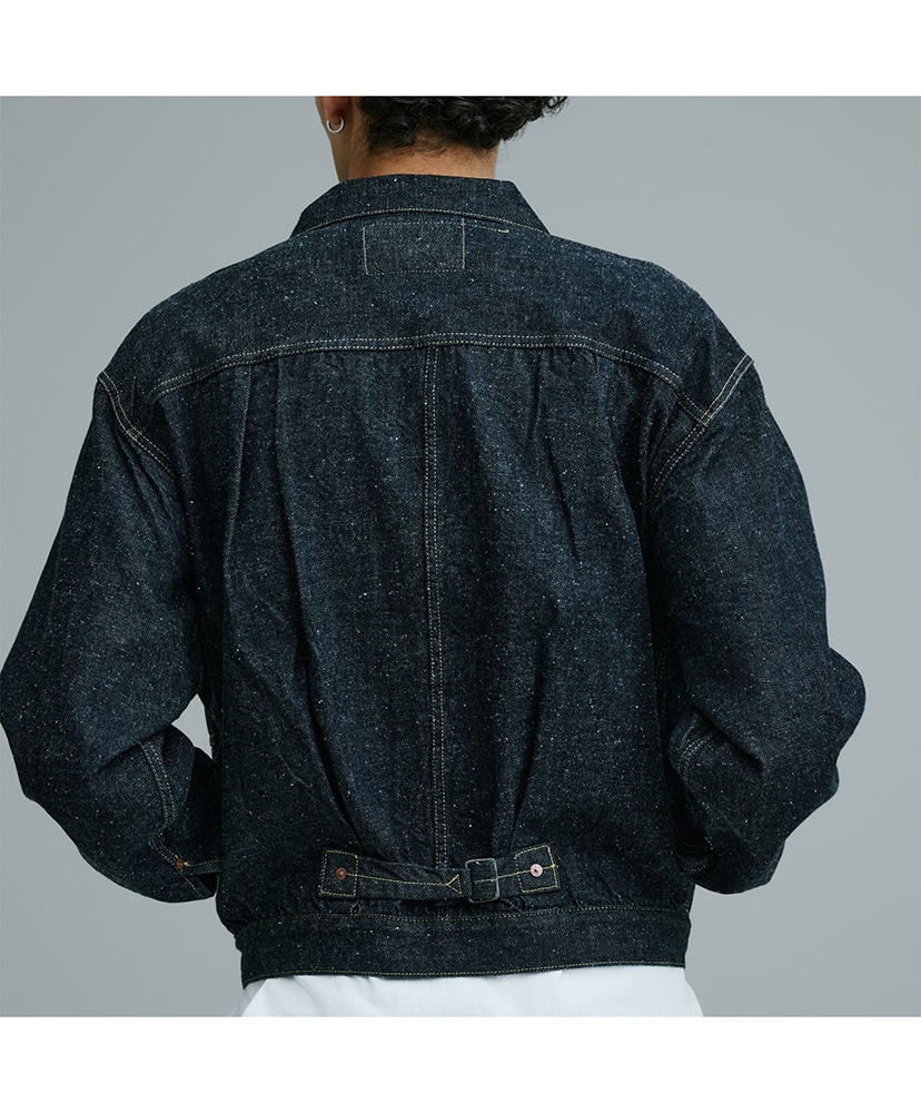 Recycled Waste Suvin Cotton Yarn 11.5oz. Denim Blouse WWⅡ Model N.Navy/N.ネイビー L(MEN)