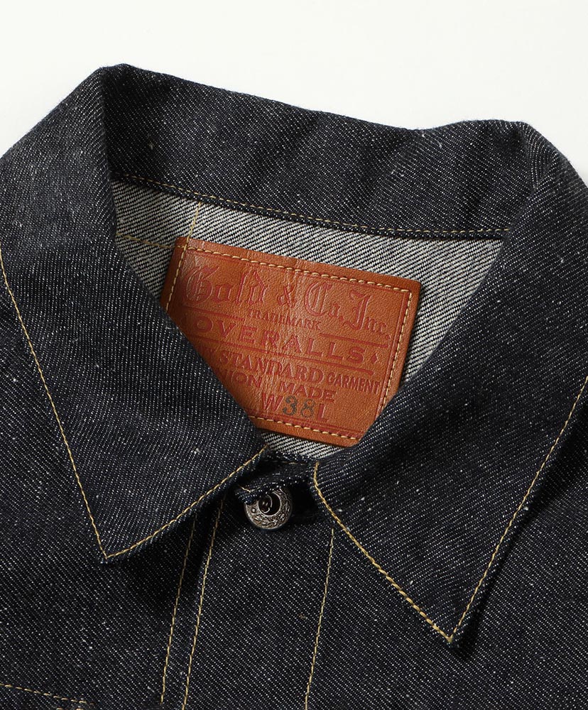 Recycled Waste Suvin Cotton Yarn 11.5oz. Denim Blouse WWⅡ Model N.Navy/N.ネイビー L(MEN)