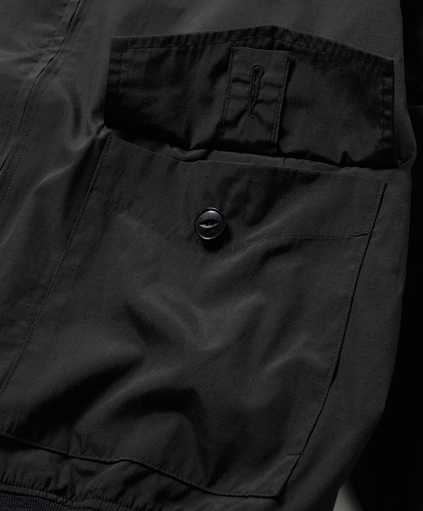 Silk Nep Weather Cloth Track Jacket A.Black/エーブラック L(MEN)