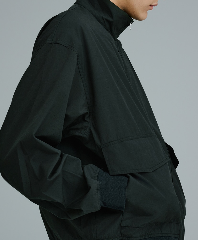 Silk Nep Weather Cloth Track Jacket A.Black/エーブラック L(MEN)