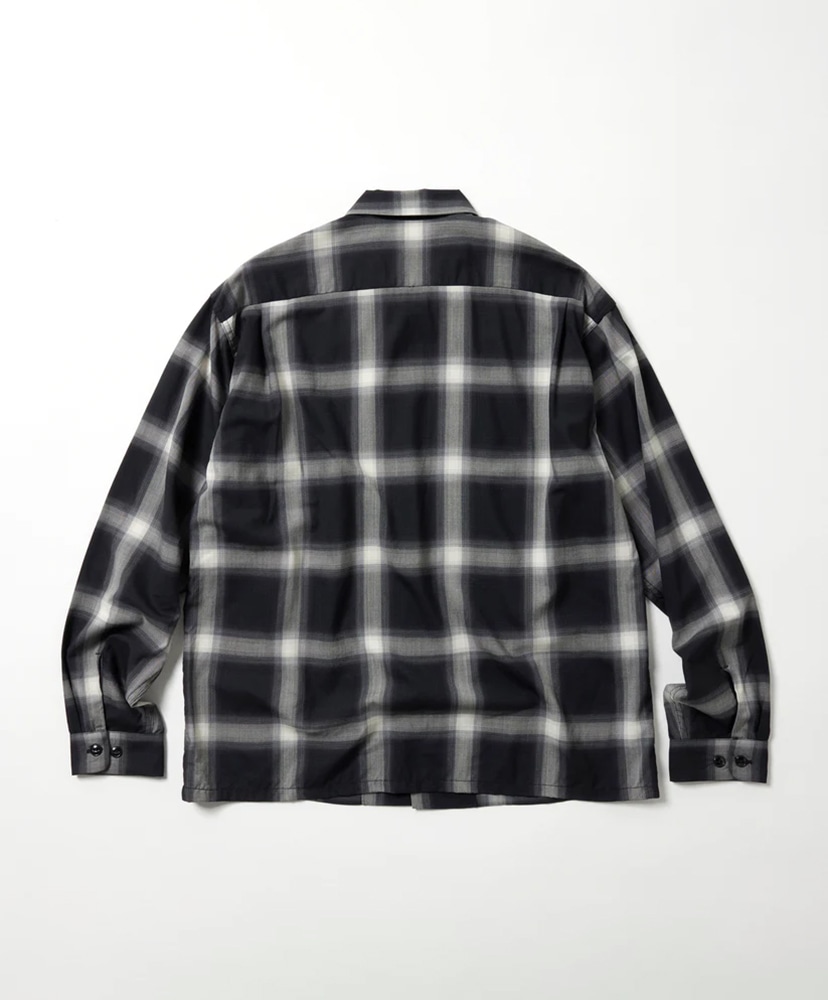 Super 140's Wool Tropical Open Shirt Black/ブラック L(MEN)