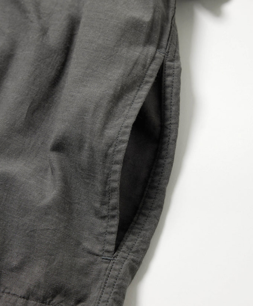 Vat Dye Chambray Zip Shirt Gray/グレー M(MEN)
