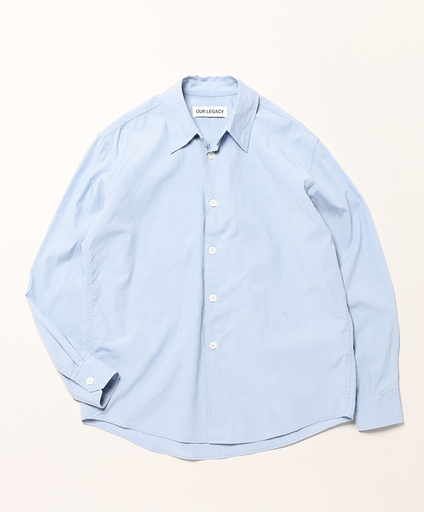 Powder Blue Liquid Poplin/パウダーブルーリクイッドポプリン