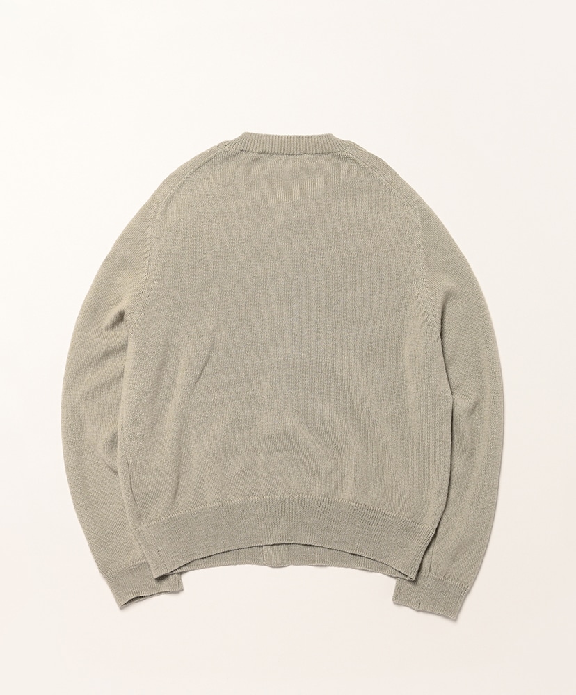 True Cardian - Linen Wool Silver Sage Coarse/シルバーセージコース 44(MEN)