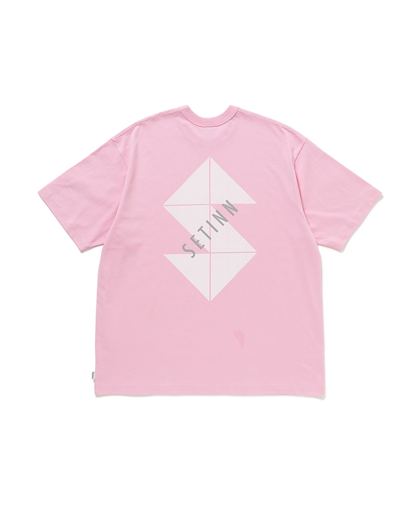 Puzzle Tee Pink/ピンク L(MEN)
