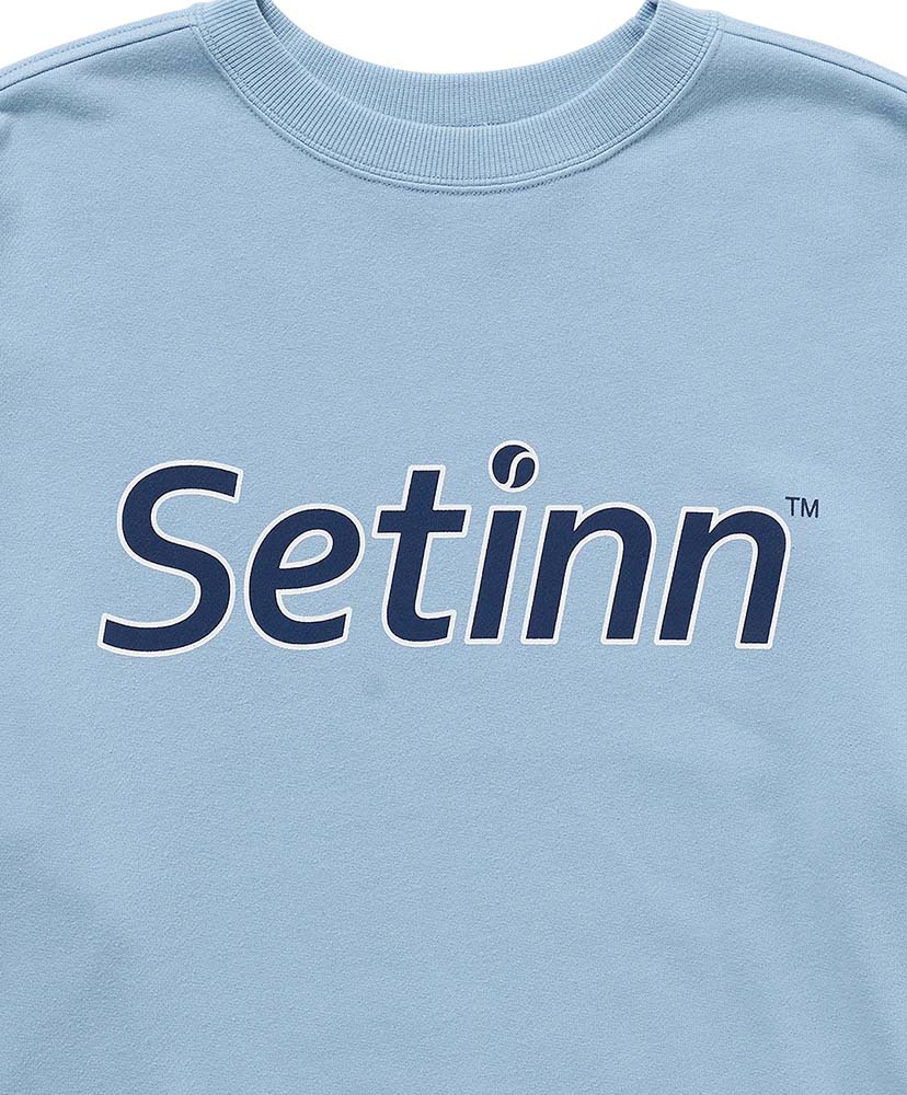 Champion* Script Outline Crew Dusk Blue/ダスクブルー L(MEN)