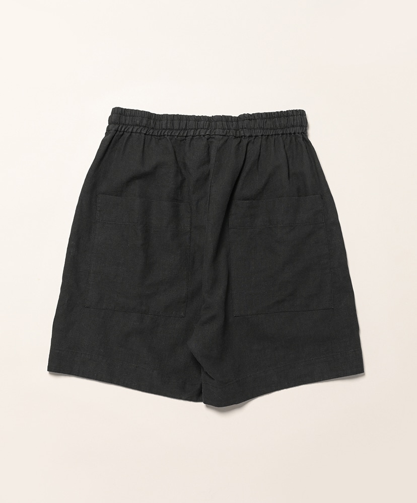 Linen Harem Short Pants Black/ブラック 2(MEN)