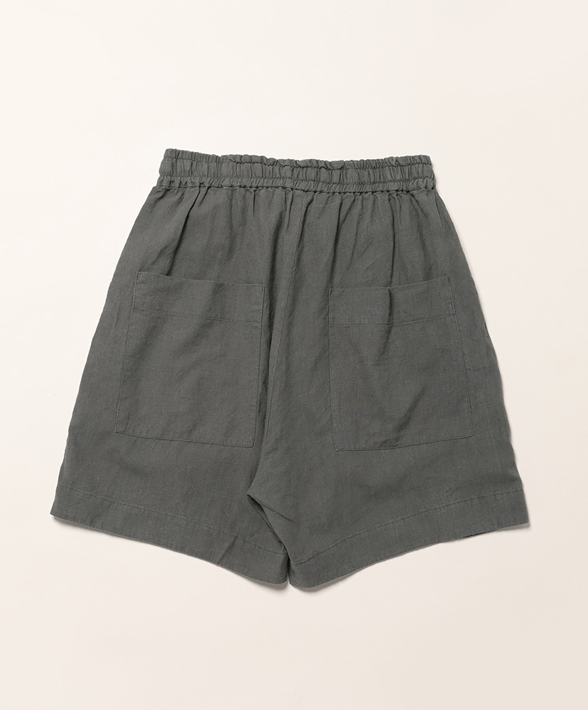 Linen Harem Short Pants Dark Khaki/ダークカーキ 2(MEN)