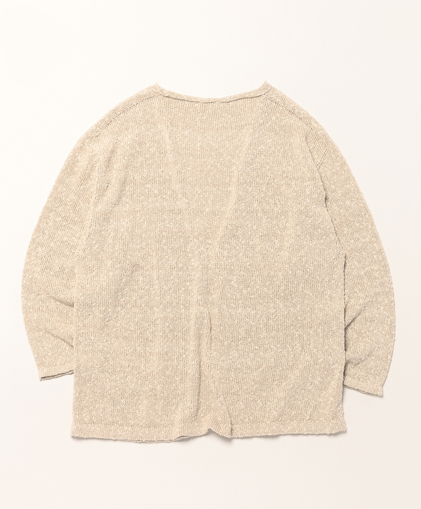 Washi Nep Haori Knit Natural/ナチュラル 3(MEN)