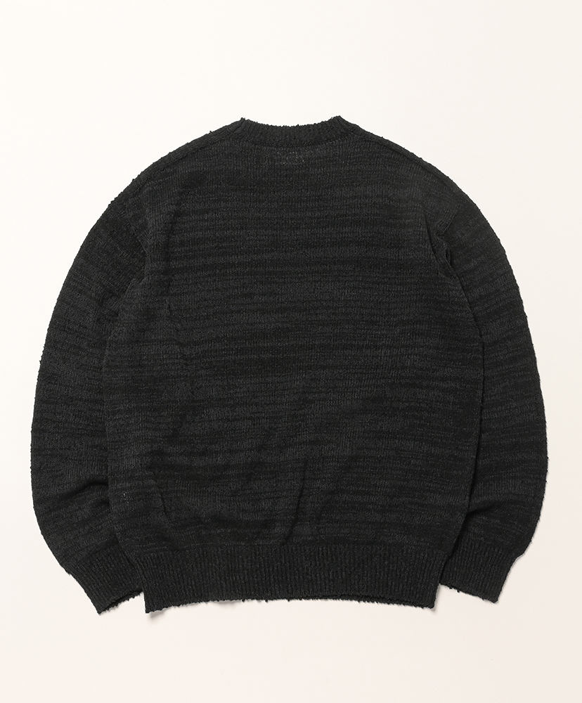 Washi Nep Crewneck Knit Black/ブラック 2(MEN)