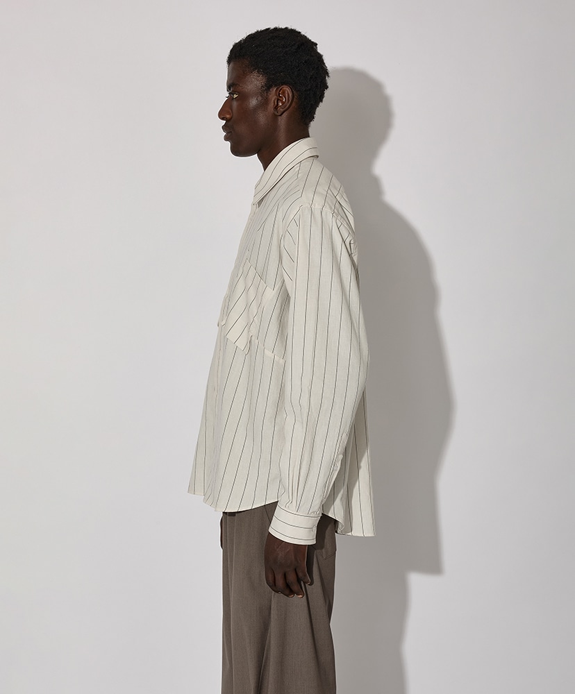 Pieck Shirt Carrara Stripe/カララストライプ L(MEN)