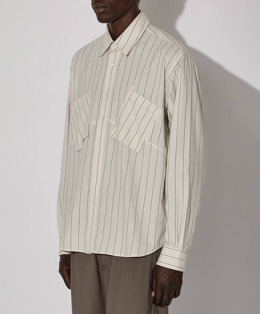 Pieck Shirt Carrara Stripe/カララストライプ L(MEN)