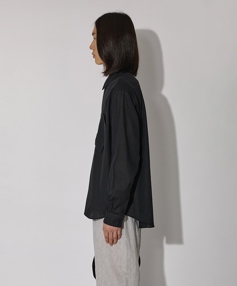 Pieck Shirt Shungite Black/シュンガイトブラック L(MEN)