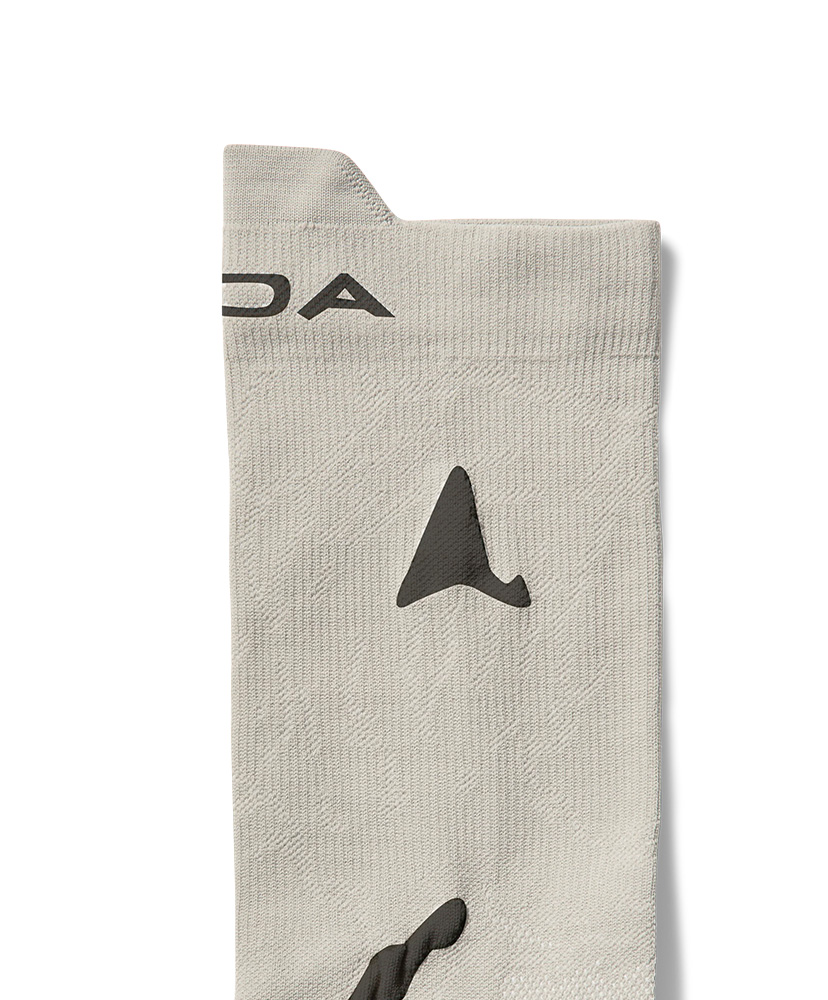 Ryli Q Skin Technical Crew Socks Sage Green/セージグリーン 39-(MEN)