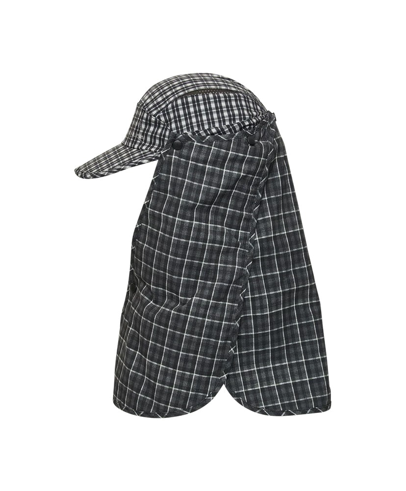 Aair Floweave Printed Check Desert Cap Anthracite/アンスラサイト 0(MEN)