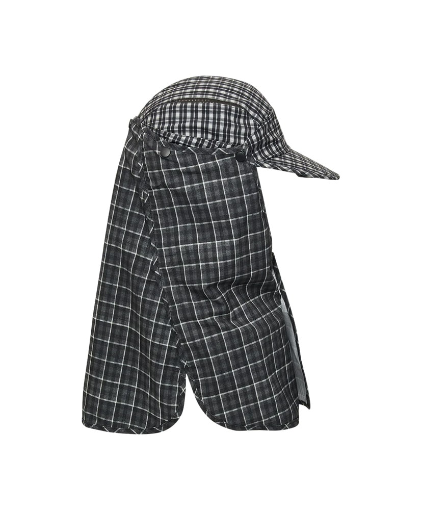 Aair Floweave Printed Check Desert Cap Anthracite/アンスラサイト 0(MEN)