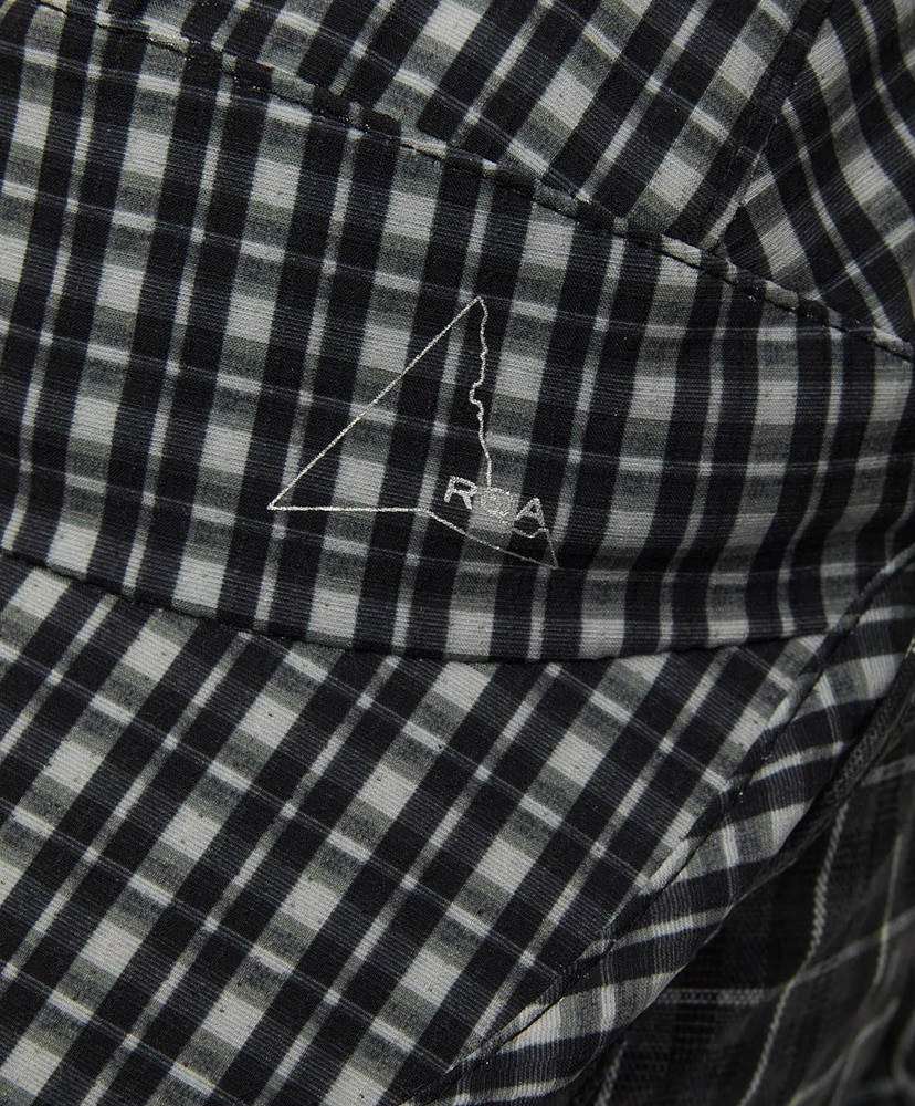 Aair Floweave Printed Check Desert Cap Anthracite/アンスラサイト 0(MEN)