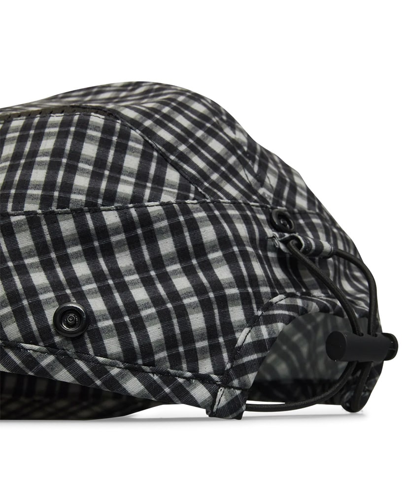 Aair Floweave Printed Check Desert Cap Anthracite/アンスラサイト 0(MEN)