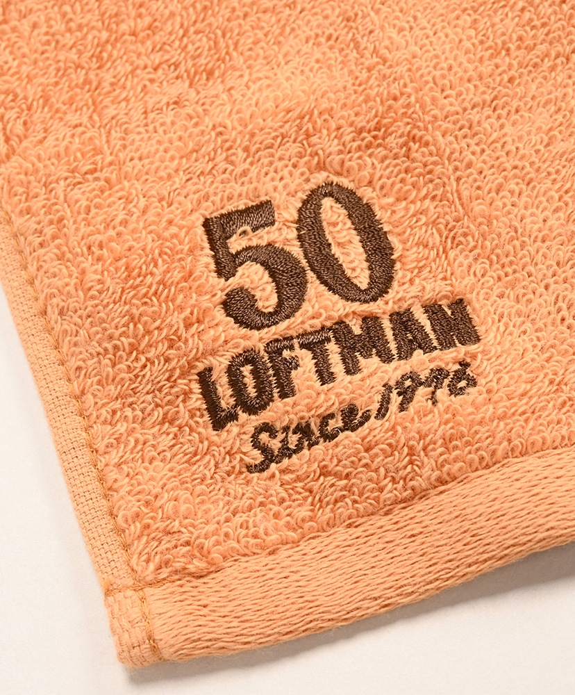 LOFTMAN別注 50th TIP TOP 365 Face Towel Apricot/アプリコット F