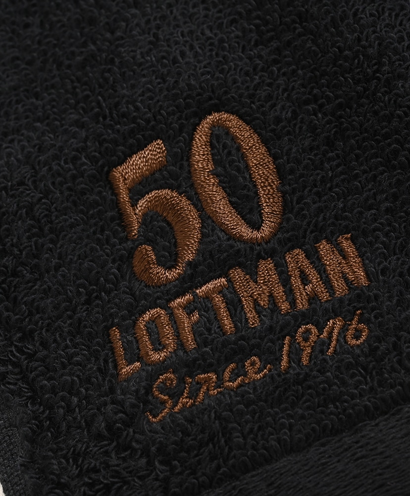 LOFTMAN別注 50th TIP TOP 365 Face Towel Black/ブラック F