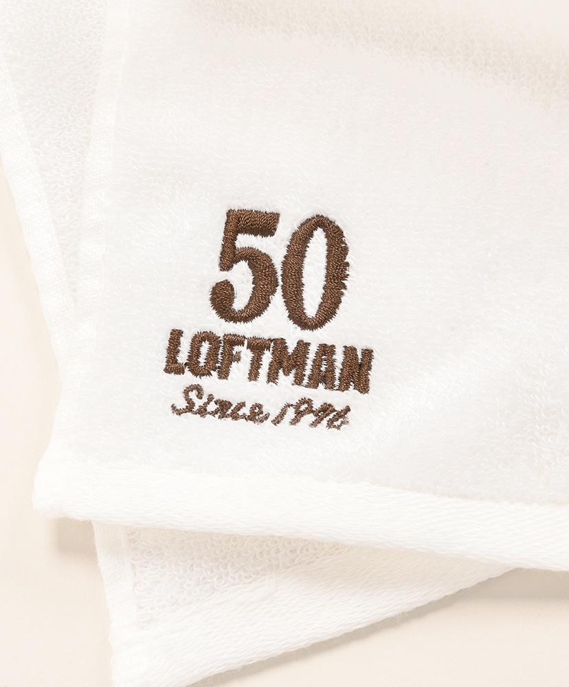 LOFTMAN別注 50th TIP TOP 365 Face Towel White/ホワイト F