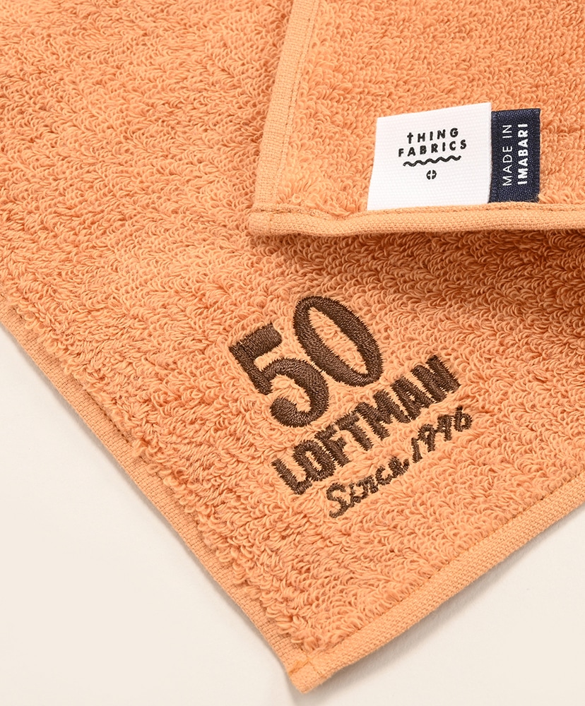 LOFTMAN別注 50th TIP TOP 365 Hand Towel Apricot/アプリコット F