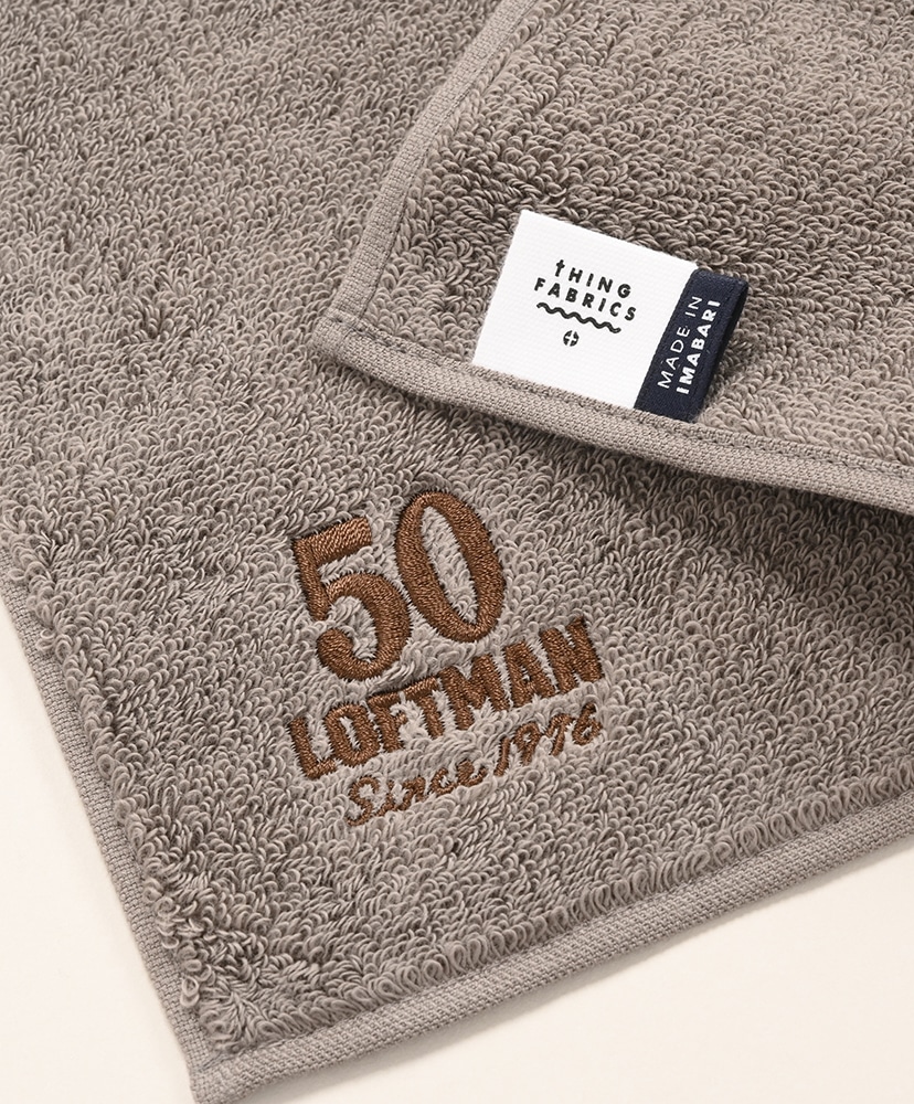 LOFTMAN別注 50th TIP TOP 365 Hand Towel Grey/グレー F
