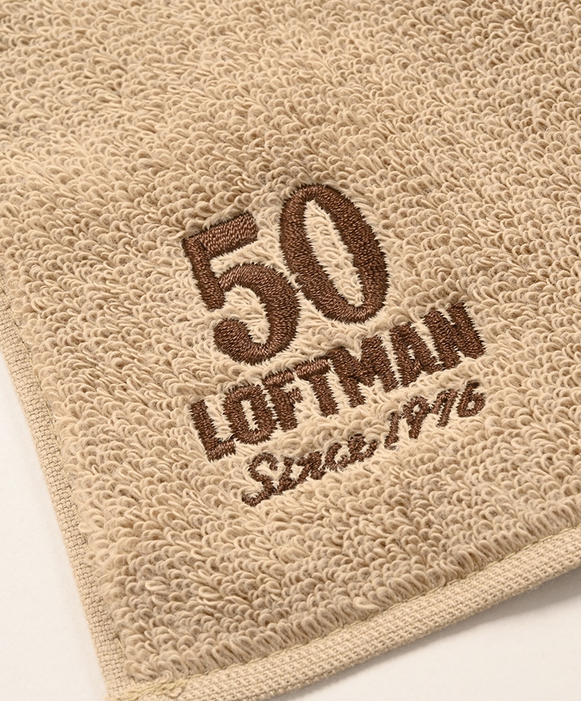 LOFTMAN別注 50th TIP TOP 365 Hand Towel Khaki Beige/カーキベージュ F