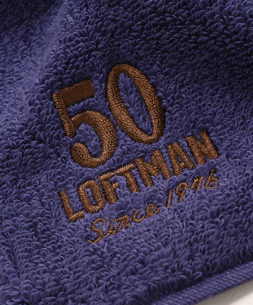 LOFTMAN別注 50th TIP TOP 365 Hand Towel Navy/ネイビー F