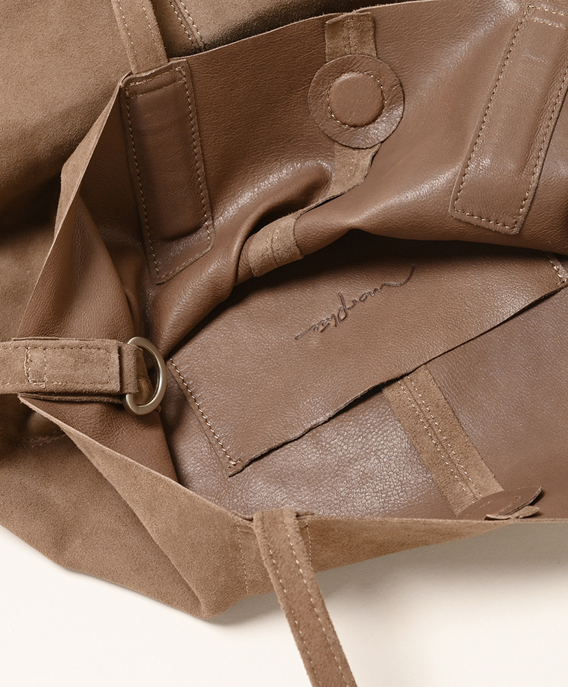 3Way Medium Tote Oil Suede (Long) Elephant/エレファント M-Long