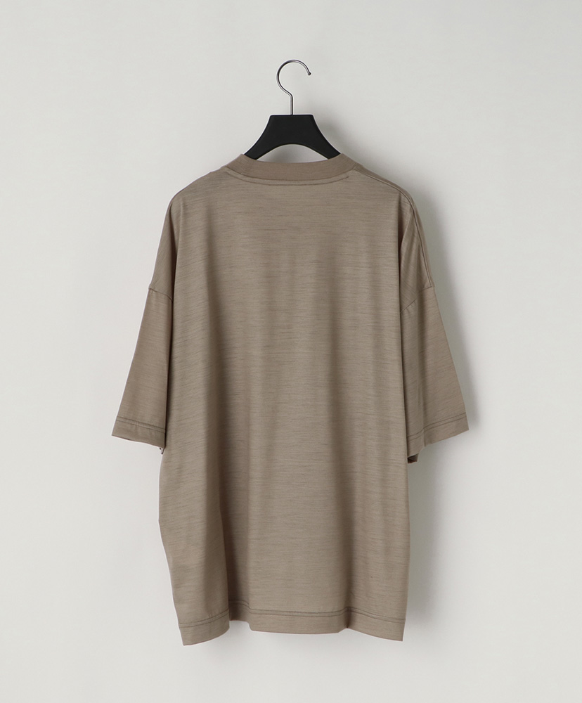 36G Wool SS Tee Beige/ベージュ L(MEN)